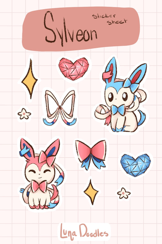 Sylveon Sticker Sheet